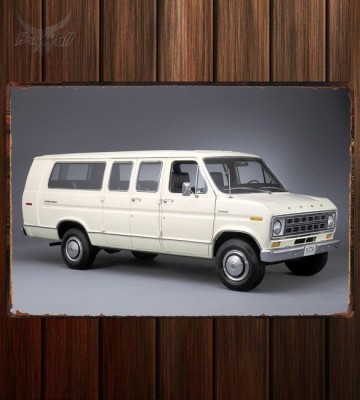 Металлическая табличка Ford Econoline Super Wagon